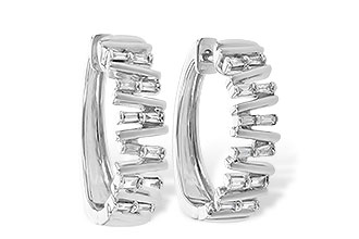 E227-05170: EARR .30 TW BAGUETTE DIAS