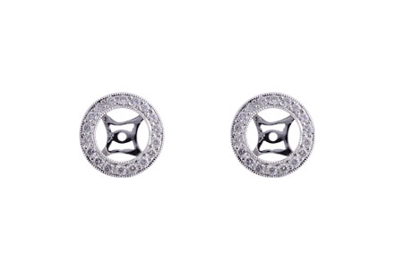 G220-69661: EARRING JACKET .32 TW (FOR 1.50-2.00 CT TW STUDS)