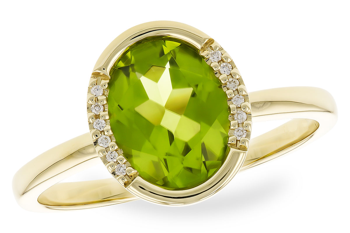 K310-67888: LDS RG 1.72 TW PERIDOT 1.75 TGW (9x7 PER)