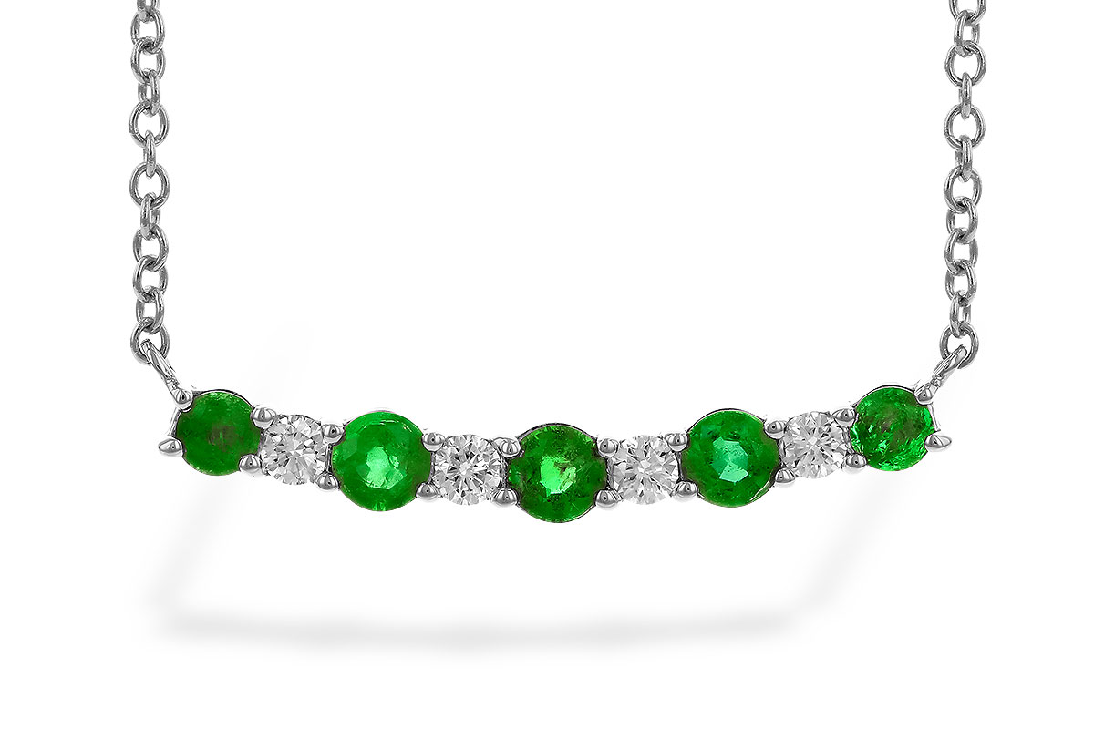 K310-71497: NECK .43 TW EMERALD .55 TGW