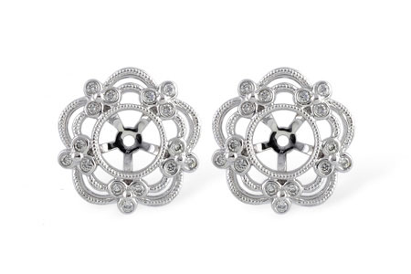 L222-49724: EARRING JACKETS .16 TW (FOR 0.75-1.50 CT TW STUDS)