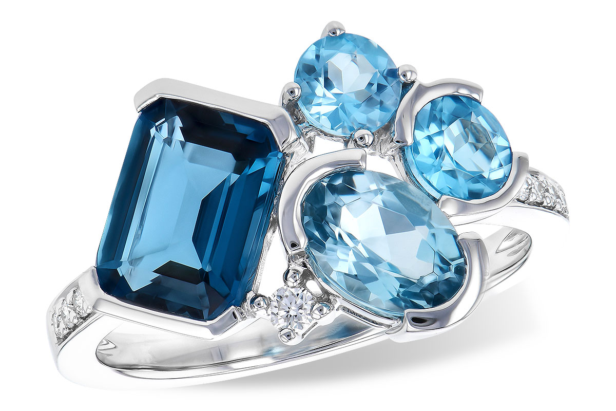 M309-79679: LDS RG 3.08 BLUE TOPAZ TW 3.15 TGW